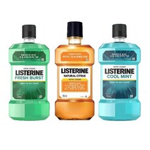 리스테린 가글액 750ml 시트러스/쿨민트/후레쉬버스터, 쿨민트 750ml