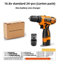 전동 드릴 탁상 마그네틱 마그 믹서 믹싱 자석 노스 12 16 8 21 리튬 전기 전기 스크루 드라이버 해머 전기 미니 충전식 스크루 드라이버 공구, 16.8v 표준 24개, 에게