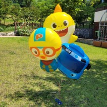 [헬륨가스 완제품] 뽀로로 타요 아기상어 캐릭터 점보풍선, 15.캐치티니핑(헬륨완제품)