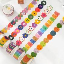 패치형 롤테이프 다꾸 스티커 800p 세트 감성 다이어리 씰스티커 귀여운 꾸미기 스티커북 인스 데코 스티커팩 소녀 미니 캐리어, R99493A(A타입 800p 세트