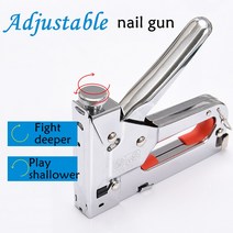 충전타카 핸드 목공 타카 타카건 에어 타카총 3IN 1 스테이플 건 DIY 가정용 건설 실내 장식 수정 목재 문, 한개옵션0