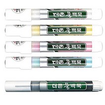 문화 더존 물백묵 1개입 색상선택, $KGR_빨강, 1개