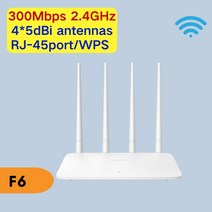 lte라우터 휴대용와이파이 Tenda f6 f9 무선 리피터 펌웨어 wisp리피터ap 모드 1wan + 3lan rj45 포트, 나는 플러그, f6(300mbps)