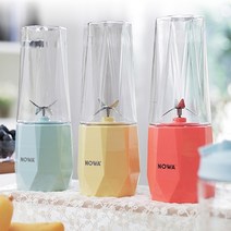 노와 휴대용 믹서기 텀블러믹서기 usb충전 휴대간편 용기블렌더, 블루