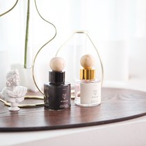 피움 디퓨저 차량용 방향제 은은한 머리안아픈 향오래가는 답례품 선물 집들이 미니 선물세트, 블랙, 베이직, 다우니에이프릴