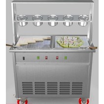 철판아이스크림기계 샤베트 냉각기 치즈 업소 제조기, 이중압력기계