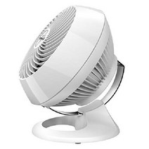 Vornado 460 소형 전체 실내 공기 순환 팬 3단 속도 흰색, 하얀색, 560 미디엄