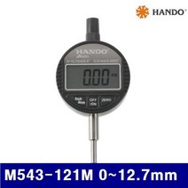 한도 106-0980 디지매틱 인디케이터 M543-121M 0-12.7mm 0.01mm (1EA)