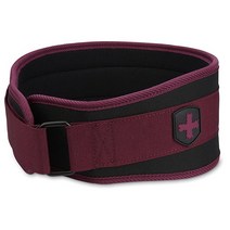 Harbinger 나일론 벨트 여성용 나일론 역도 벨트 유연한 초경량 폼 코어 (12.7 cm) 블랙/메를로 미디엄, Unisex Merlot