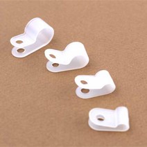 케이블클램프 전선고정 PVC새들 선정리 낱개단위, 2N