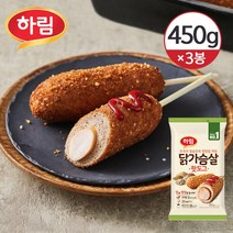 하림 닭가슴살 핫도그 3세트, 3개