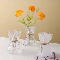 고급 홀로그램 오로라 유리화병 꽃병 인테리어 오브제 대형 화병 2color, 오로라A