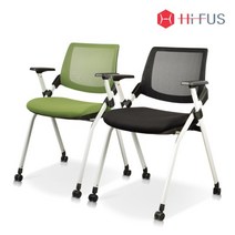 하이퍼스 HFC-5016W 엑스코 수강용 의자 학생 연수용, 블랙