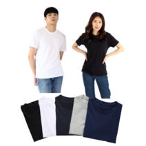 에버코지 면티셔츠 반팔 30수 남녀공용 4종(블랙 화이트 네이비 그레이)