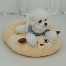 레드퍼피 theco펫쿠션 애견용품, 더코펫쿠션 파스텔베이지