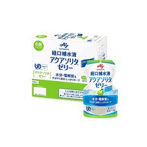 아지노모토 경구 보충 수액 아쿠아솔리타 젤리 사과 맛 130g×6개