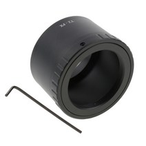 T2 T 마운트 렌즈 - X-Pro2 X-T2 X-E1 카메라용 Fuji X 마운트 어댑터, 설명, 블랙, 설명