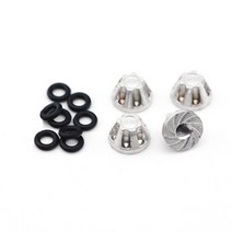 Orlandoo헌터 18mm 알루미늄 합금 휠 허브 및 OP 태블릿 클램프 132 Orlandoo Hunter RC 자동차 업그레이드 부품, Silver Conical Nut