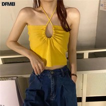 DFMEI 나시 여 숏 랩 목걸이 탑