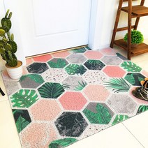 SKANDSALO 잘라쓰는 현관 코일매트 발코니 욕실 베란다, F_100 × 120 cm (절단 가능)