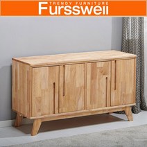 퍼스웰 노르센 고무나무원목 1200 TV장높은거실장SI_136, 없음