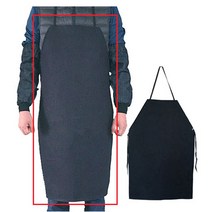 목걸이형 작업용 청 앞치마 88cm 용접 페인트 무릎길이