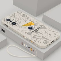 우주 비행사 실리콘 전화 케이스 샤오미 미 11 라이트 5G NE 후면 커버 12s 울트라 12x12s 10 프로 끈이 있, 11 For Xiaomi 12 Pro, 06 B-YK000306