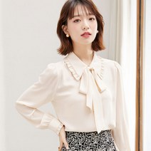 신스엔스 카라넥 리본 블라우스