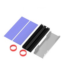 10mm M.2 SSD 방열판 냉각 실리콘 열 패드 쿨러 솔리드 스테이트 하드 디스크 알루미늄 합금 방열기 XT-XIN, 01 기타