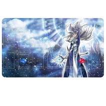 Sabermaster Card Rubber yugioh Mat Duel Gaming Competition Pad Binder Deck 23.6x13.7in (Sky Striker, Silent Magician