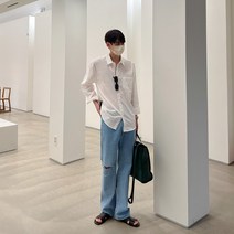 시원한 린넨 마 솔리드 기본 남방 셔츠(15color)