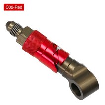 alconstar- 알루미늄 an-3 an3 오토바이 브레이크 라인 호스 유체 퀵 릴리스 연결 피팅 어댑터 키트 honda for yamaha, c02
