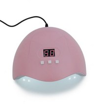 휴대용 36W 핑크 네일 건조기 UV LED 램프 30/60/90s 타이머 USB 케이블 가정용 젤 바니시 도구, 핑크(faster), 미국B