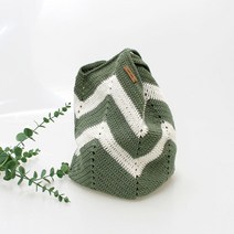 러브컨츄리 웨이브 코튼 숄더백 DIY키트(동영상포함) 뜨개질 DIY 패키지, 214, 234