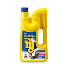 피죤 드릴펑 배수구세정제 2000ml, 2L, 4개