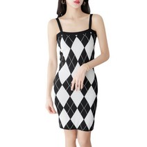 아가일 니트 원피스 뉴타임즈 L901P969