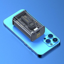 제로티어 대용량 보조배터리 20 000 mAh 고속충전 잔량표시, 옐로우