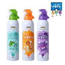포켓몬 버블타임 시즌2 선물패키지 3종세트 (사과1+오렌지1+포도1)(거품이 가득한 목욕 시간)(바디워시 휘핑클렌져 유아바디클렌져)