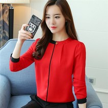 여자 인테리어 슬림해 보이는 하이넥 이너 셔츠 코디 블라우스 여 긴팔 셔츠