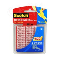 3M R100 R101 R103 재접착 양면테이프, 1개