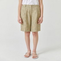 헤지스 라이트카키 턱장식 린넨 밴딩팬츠 HSPA2B332K1