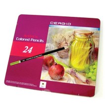 [∂LL7] 세르지오 일반 색연필 24 학생 수업 미술 학습용 교육용 학교 그림 유성_h§eEA, 옵션▩무, §본상품§e