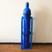 가스통 거치대 산소통 보관함 고정 보관대 LPG, 블루 1병