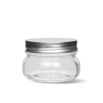 MIR 유리병 클래식 미르 자 150ml 원형 미니병 잼병 수제청 공병 소분저장 밀폐유리용기, 1개