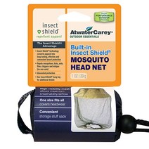 Atwater Carey의 모기 헤드 네트 곤충 방패 퍼메트린 방충제 녹색 가시성 높은 메시 그물 여러 가지 색상 원 사이즈