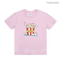 퍼니베베 팝콘 반팔티셔츠 유아동 키즈 데일리 A107