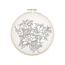 문화가게 민화체험 자수틀 액자 만들기(M사이즈), 5번 호도2