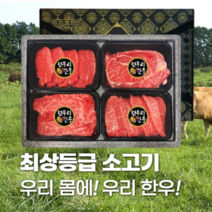 청정 한우 1+등심 채끝 특수부위 국내산 우리한우 소고기 맛집 대형마트 납품용 선물세트, 세트1(등심2개.채끝.특수부위)