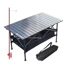 루야스 캠핑테이블 특대형 120x55x50 랜턴걸이포함, 컨텐츠 참조