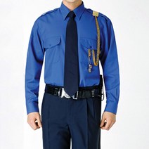 [AACE-112C] 에이스 경비복 셔츠 상하분리형 근무복 유니폼 상의 M~3XL, 115